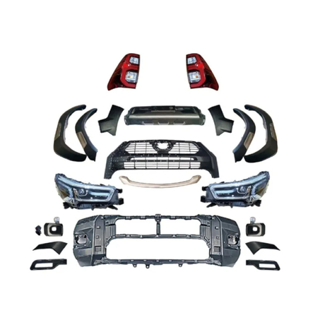 Hilux 2016-2019 Αναβάθμιση σε Rocco 2020 High Configuration Body Kit 
