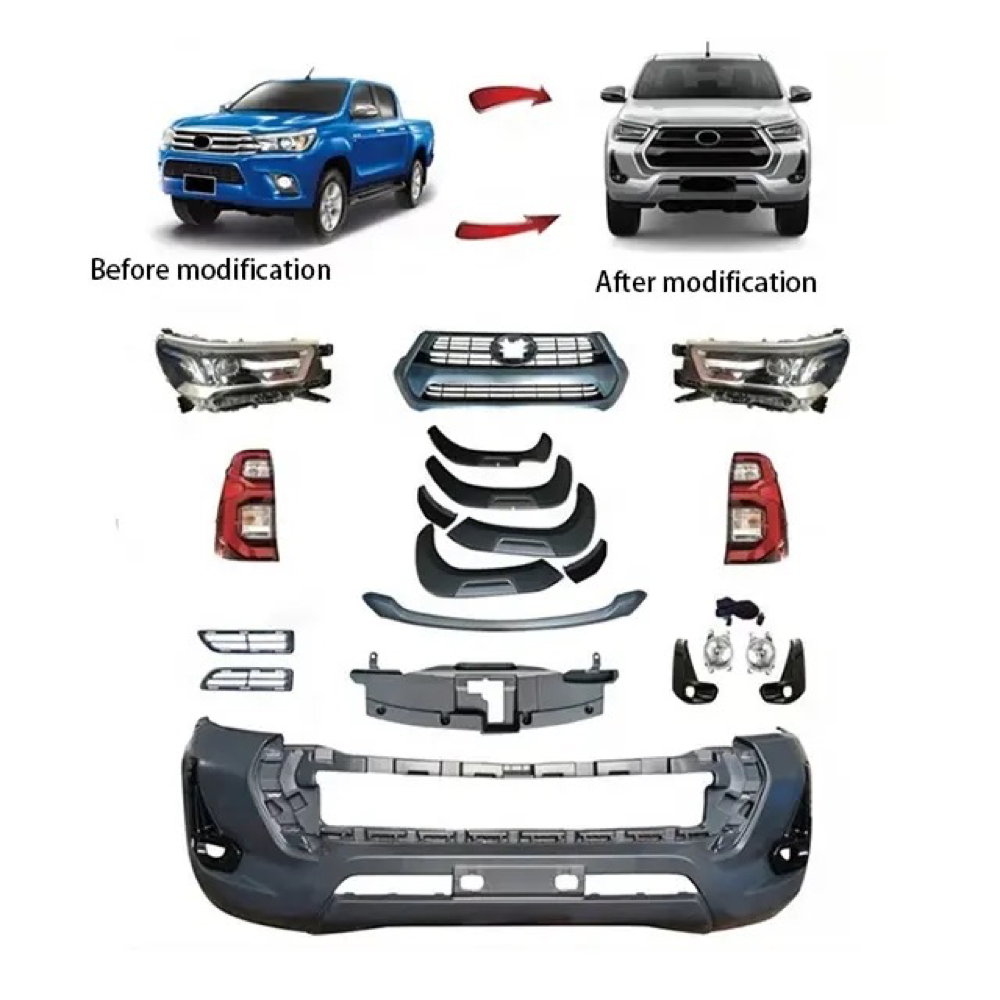 Абнаўленне Hilux Rocco 2018 да Revo 2020 Body Kits