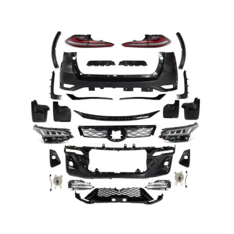Ngwa ahụ Toyota Fortuner 2015 kwalite gaa na Fortuner 2021 Ụdị dị elu