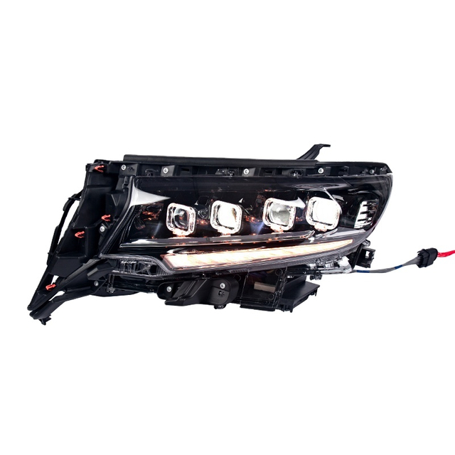 Toyota Prado 2018 සඳහා LED Lens Headlights හතරක්
