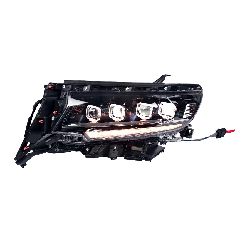 Quattro fari con lenti a LED per Toyota Prado 2018