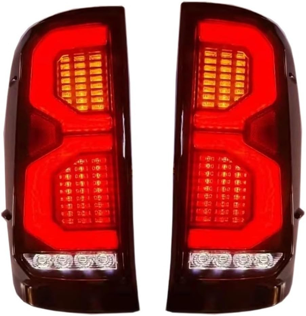Lampu Ekor Kesan Moving Light untuk Toyota Hilux Vigo 2012-2015