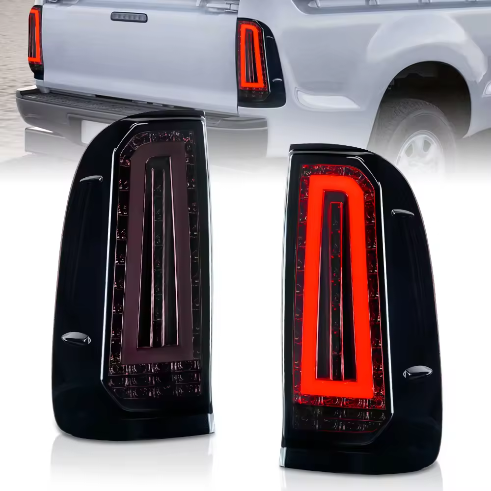  Full LED Tail Ru Lamp Taillight fun Toyota Hilux Vigo 2012-2015
