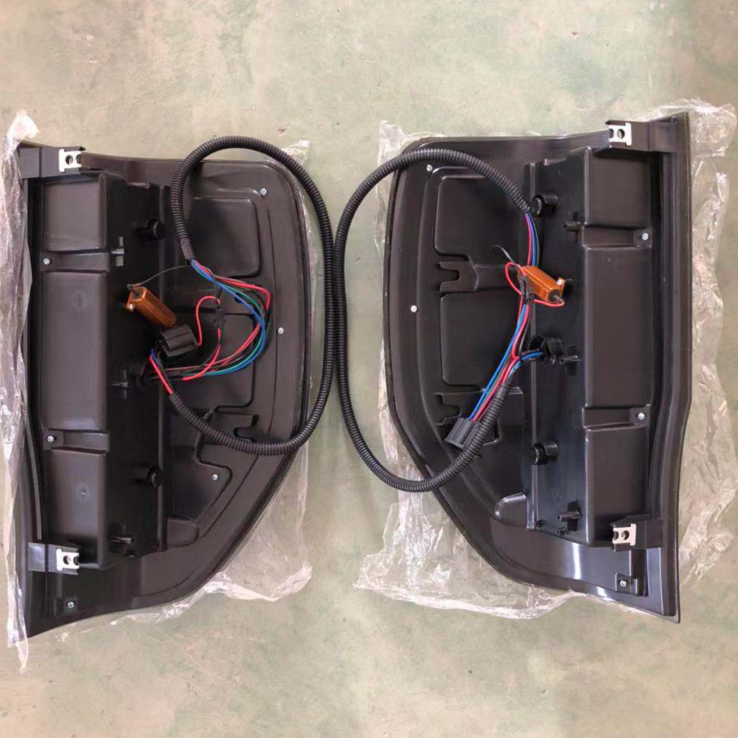 Lampu Belakang LED untuk Ford Ranger: Lampu Pemanduan Belakang Termaju, Brek, Undur dan Lampu Isyarat Belok untuk T6, T7, T8