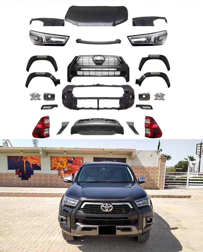 Toyota Hilux Vigo Opgradering til Rocco 2020 Body Kit