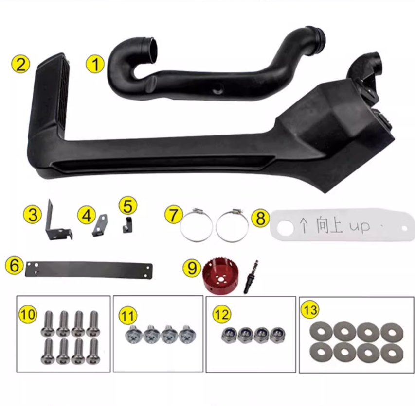 TOPFIRE-TANK 300 Iron Knight Edition Snorkel Kit