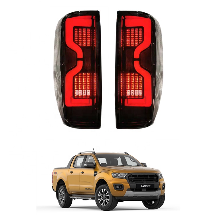 Factory Ford Ranger Taillights Taillights Tiwakọ ẹhin, Brake, Yiyipada, ati Tan Awọn imọlẹ ifihan agbara fun T6 T7 T8
