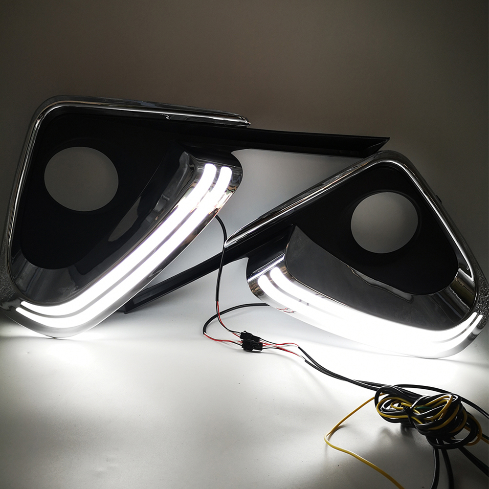 تویوتا فورچونر 2015 DRL اصلاح شده با نوارهای نور LED دوگانه