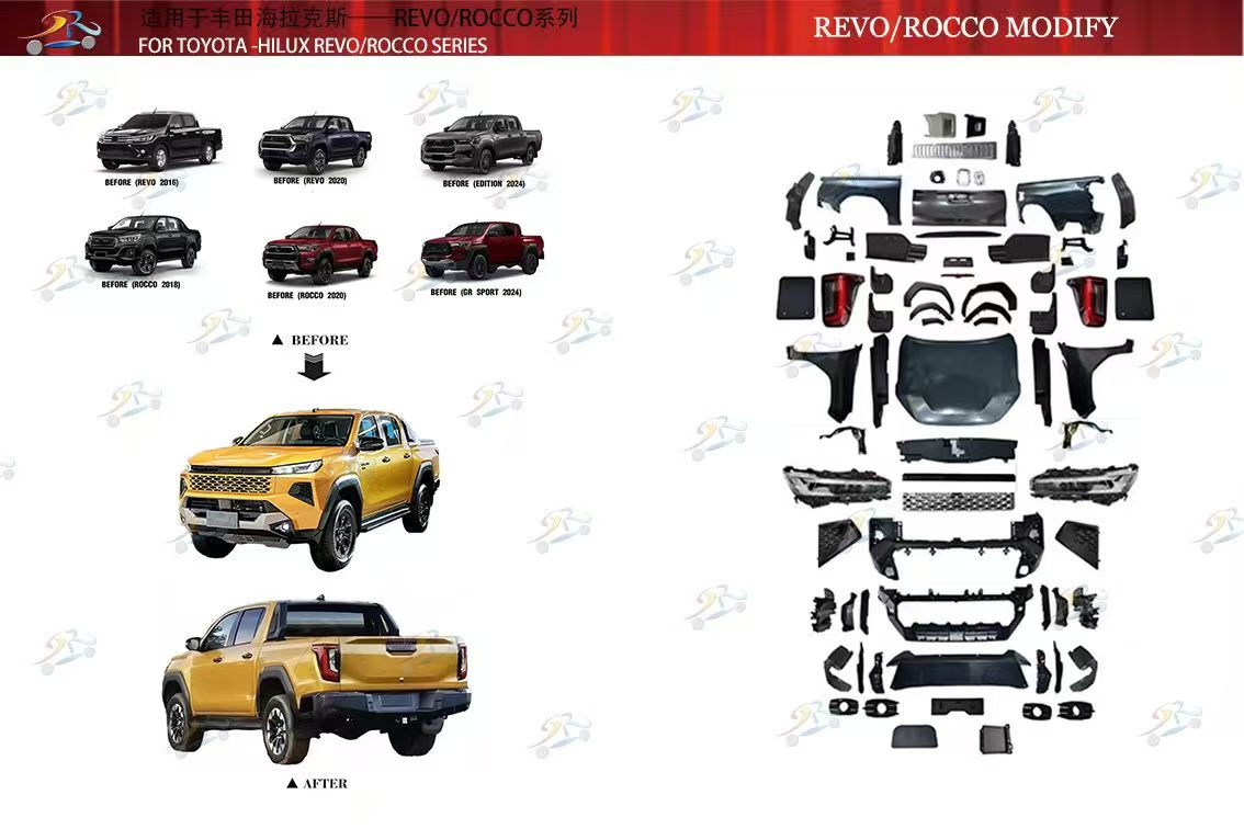 Revo (2016)/Rocco(2018) Change To Travo(2026) Corpus Kit