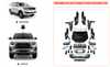ערכת גוף טויוטה פורטונר 2012-2015 שדרוג ל-Revo 2020 סטייל
