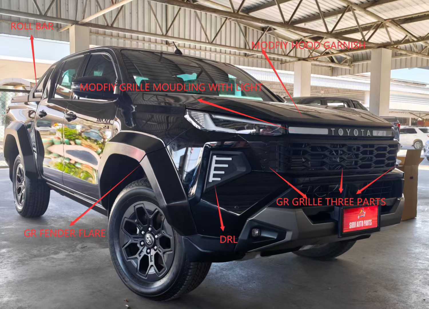 Revo (2016)/Rocco(2018) Change To Travo(2026) Corpus Kit