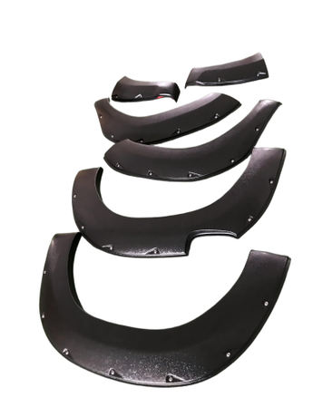 Hilux 2015 พลุบังโคลนแบบ Matte Rivet แบบดัดแปลง